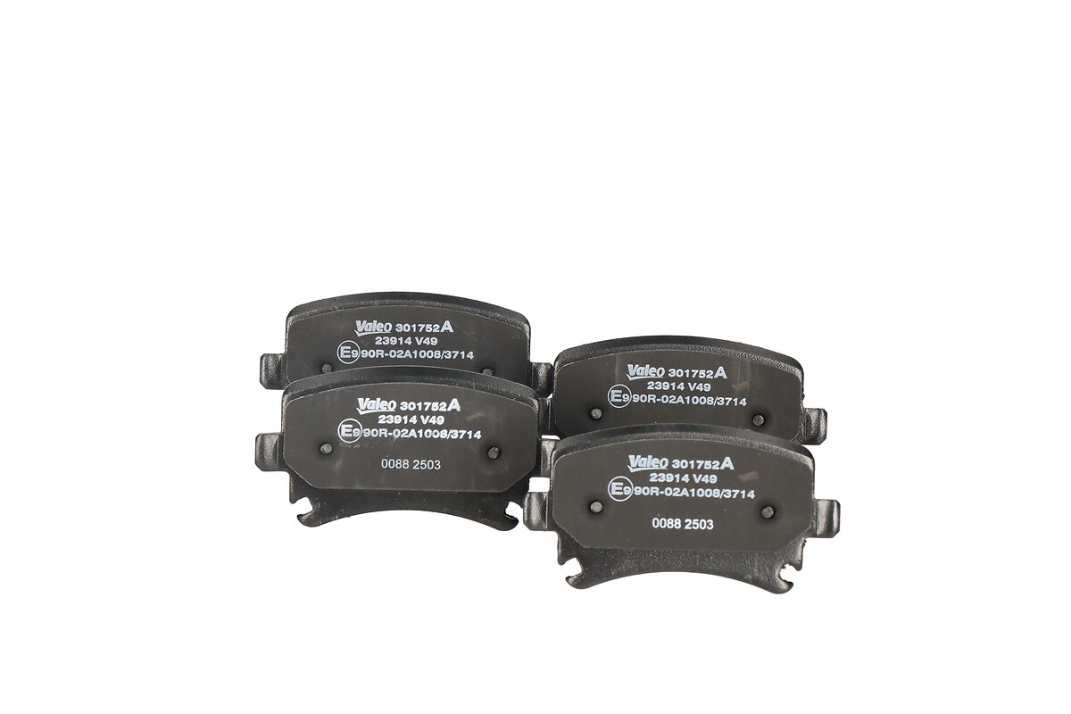 Jeu de 4 plaquettes de frein VALEO ref. 301752A